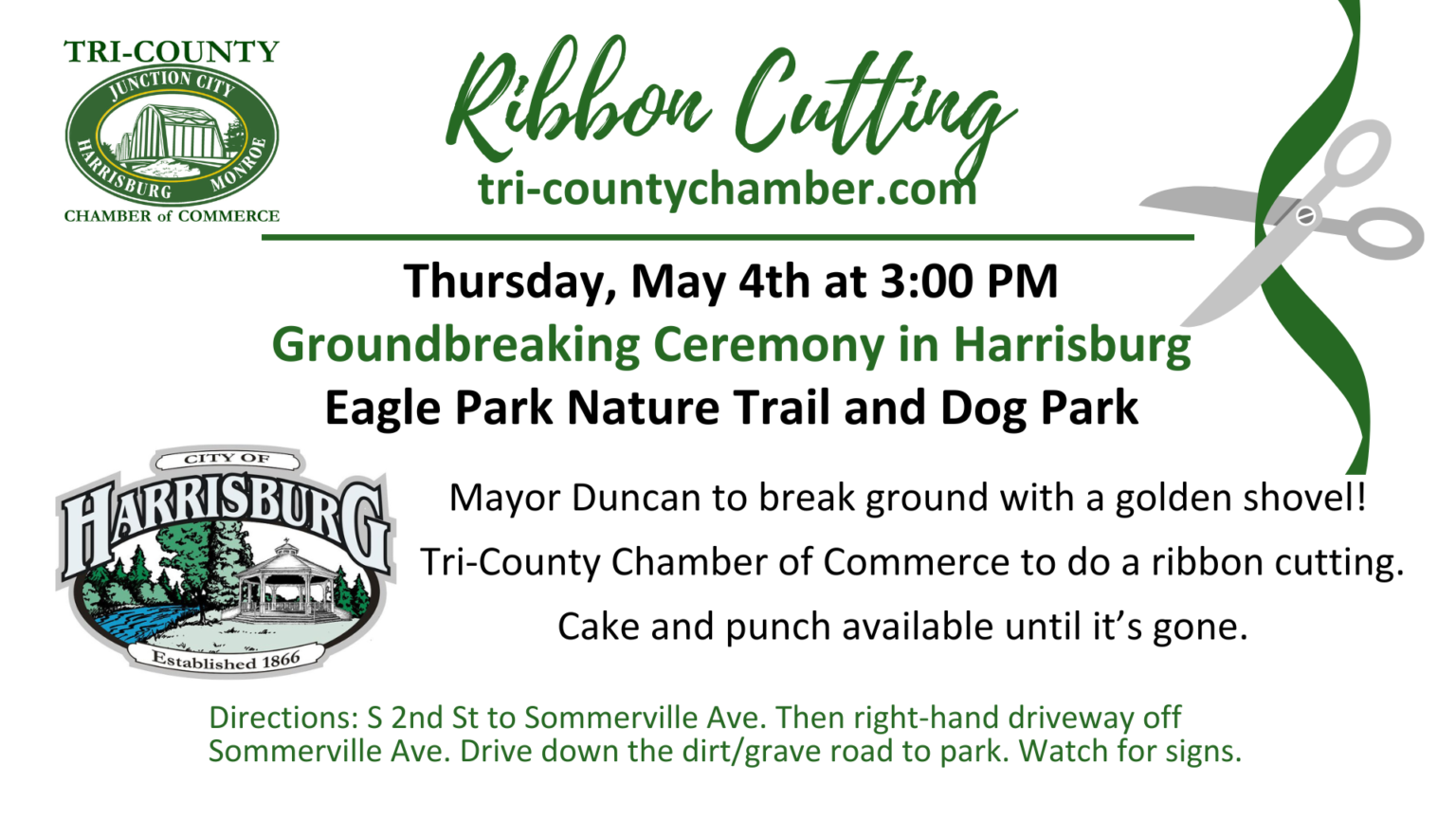 Ribbon Cutting Eagle Park Harrisburg TriCounty Chamber of Commerce